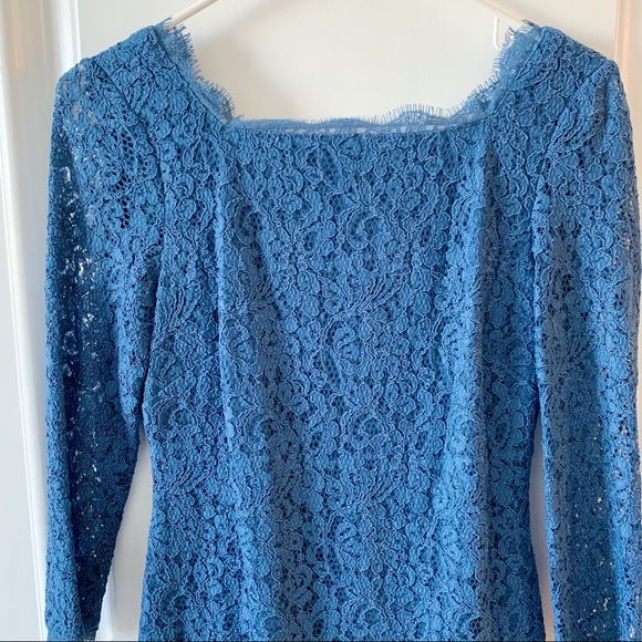 Blue Lace Dress - Picture 2 of 5